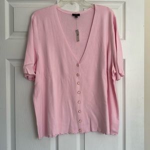 Talbots Kelly Cardigan Seashell Pink NWT